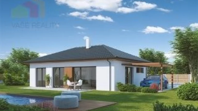 Novostavba - 4 izb. bungalov - Lúky (Púchov), pozemok 360, 3