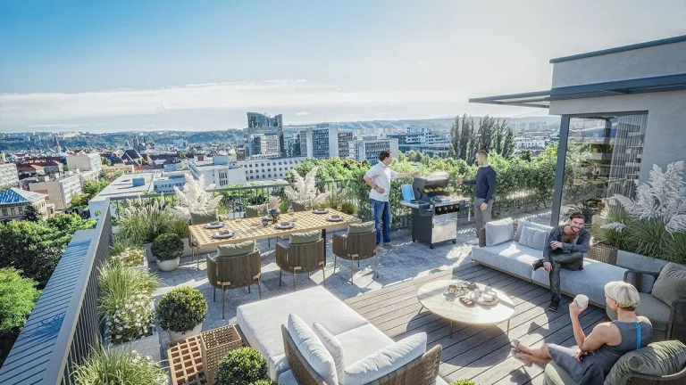 2 izbový byt s loggiou v projekte Huštáky Boutique Residence