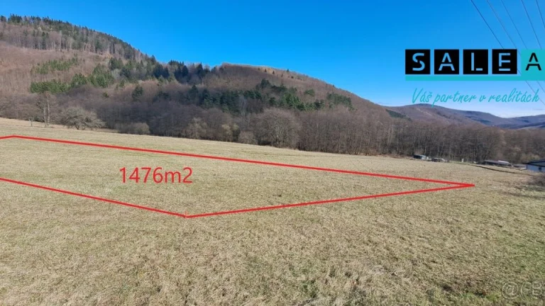 Pozemok na predaj v obci Ostrý Grúň o výmere 1476m2