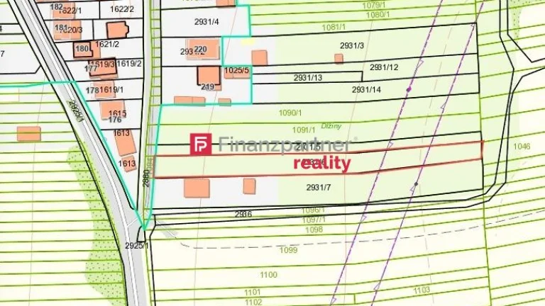 Pozemok v Petrovanoch šírka 11,5m x dĺžka 175m možnosť dokúp
