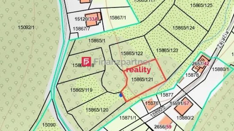 Stavebný pozemok na Vydumanci bez prístupovej cesty (F152-14