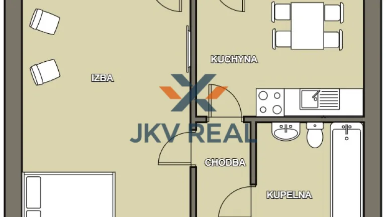 Priestanný 1 izbový byt s dvomi skvelými loggiami vo vyhľadá