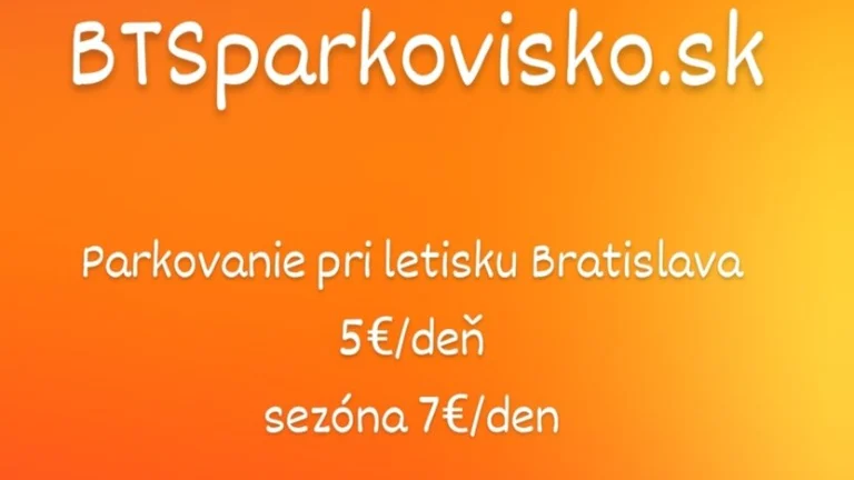 Parkovanie letisko Bratislava