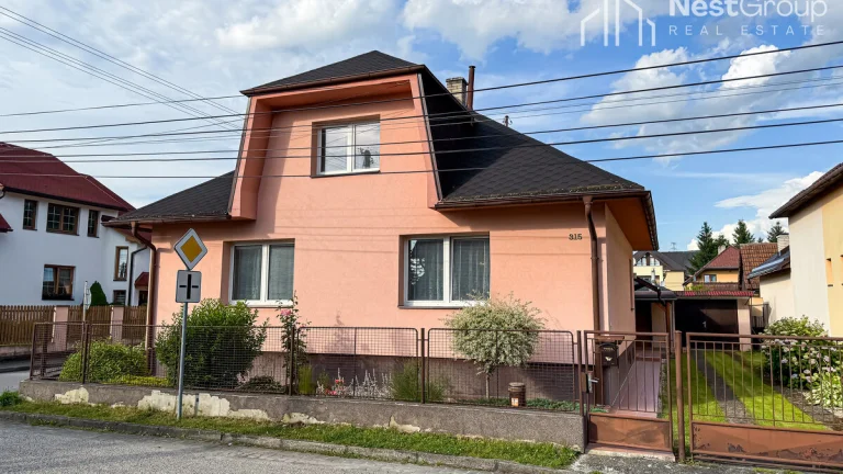 STREČNO predaj veľký 4-izbový RD s pozemkom 420 m2