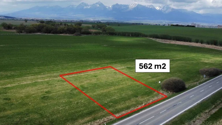 Poprad – 562 m2 INVESTIČNÝ pozemok - Predaj - REZERVOVANÉ