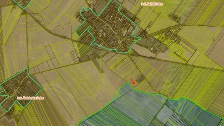 3460m2 pozemok Veľká Paka
