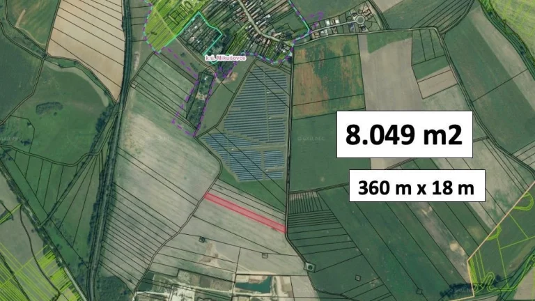 Mikušovce – 8.049 m2 INVESTIČNÝ POZEMOK kúsok od Lučenca