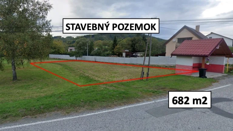 Zubné (HE) - 682 m2 STAVEBNÝ POZEMOK v obci – PREDAJ