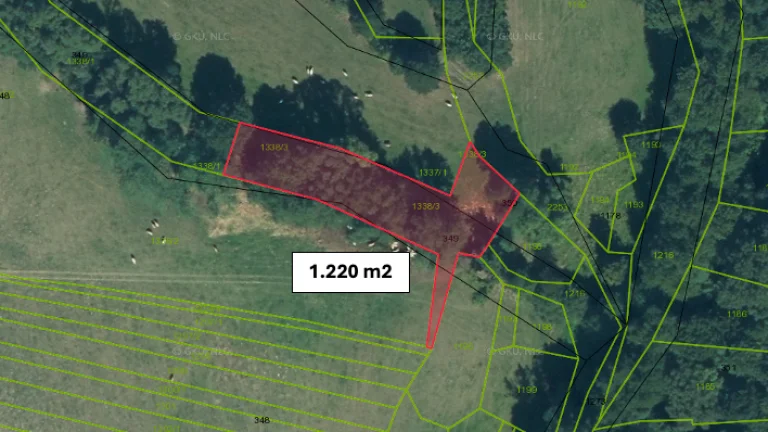 Čelovce – 1.220 m2 PÔDA v podiele 1/1 – Na predaj