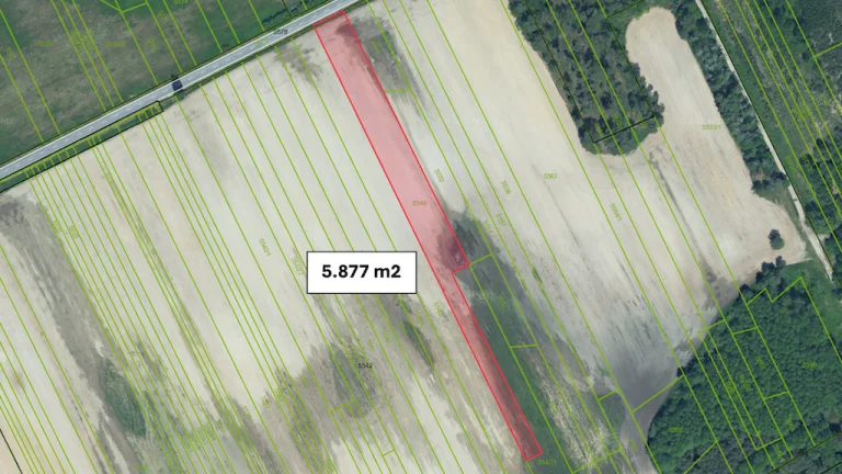 Lakšárska Nová Ves – 5.877 m2 POZEMOK na mobilný dom / chatu