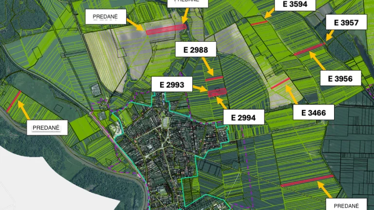 Vysoká pri Morave – 26.664m2 ORNÁ PÔDA a LES podiel 1/1