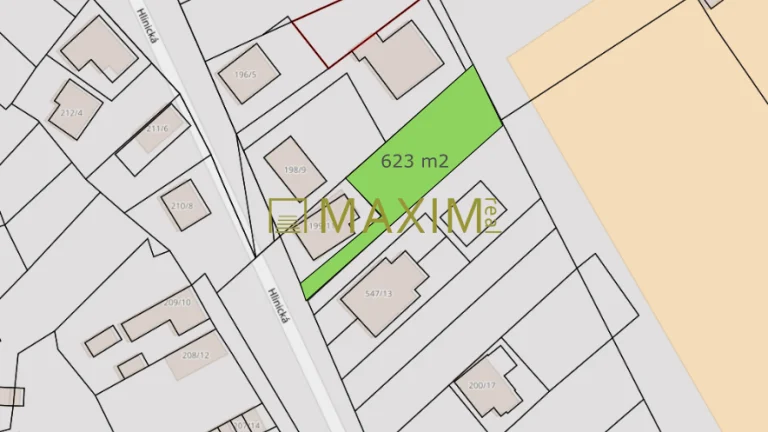 Na predaj stavebný pozemok – 623 m², Voderady