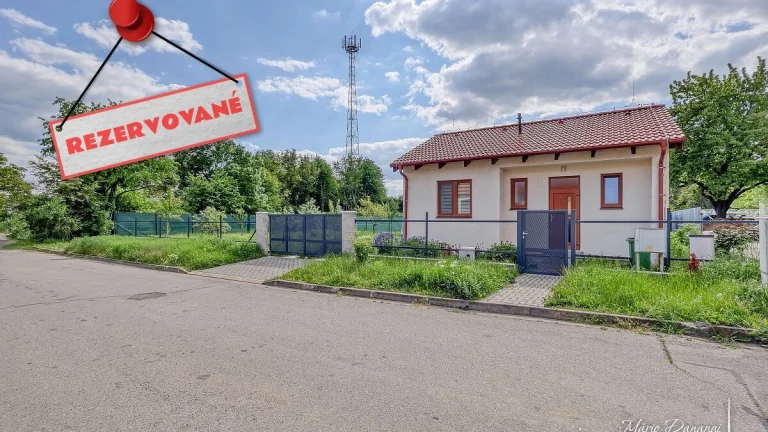 REZERVOVANÉ 3-izbový rodinný dom v obci Kátlovce
