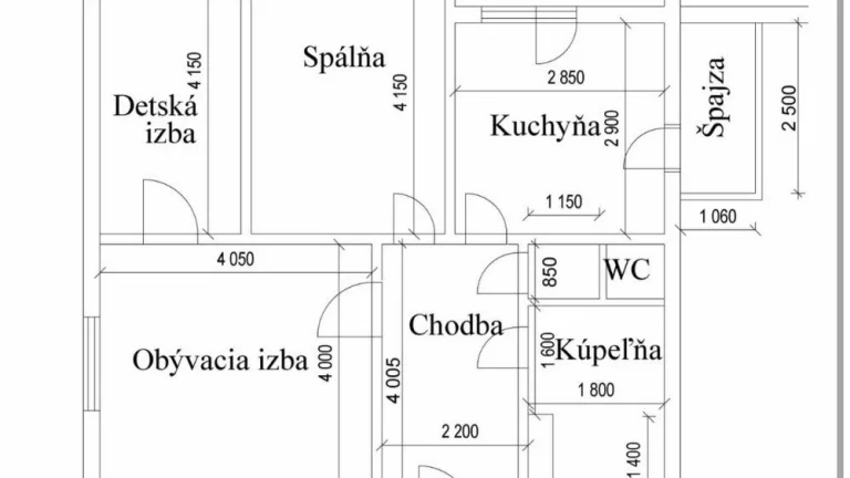 Družstevný 3 izbový byt Turčianske Teplice
