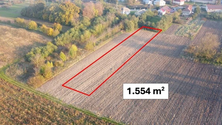 Markovce – 1.554 m2 POZEMOK na MD, chatku, karavan