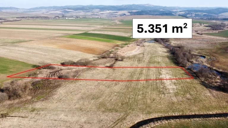 Podhorany 5.351 m2 - ORNÁ PÔDA v podiele 1/1