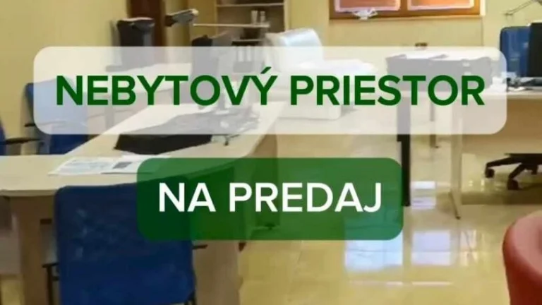 Na predaj priestor prízemie 89 m2 Banská Bystrica