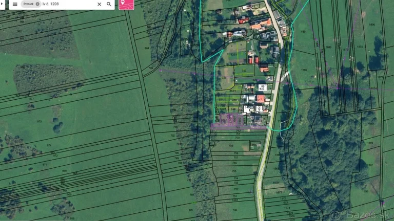 pozemok Prosiek