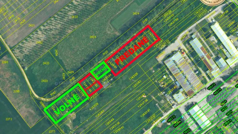 Posledné komerčné pozemky na predaj Báhoň 45 Eur m² Viac n