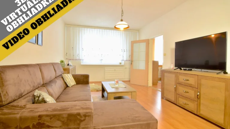 3-izbový byt s balkónom a pivnicou na Klokočine v Nitre