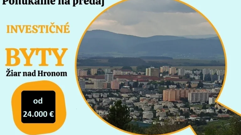 Investičné byty 1-KK na predaj