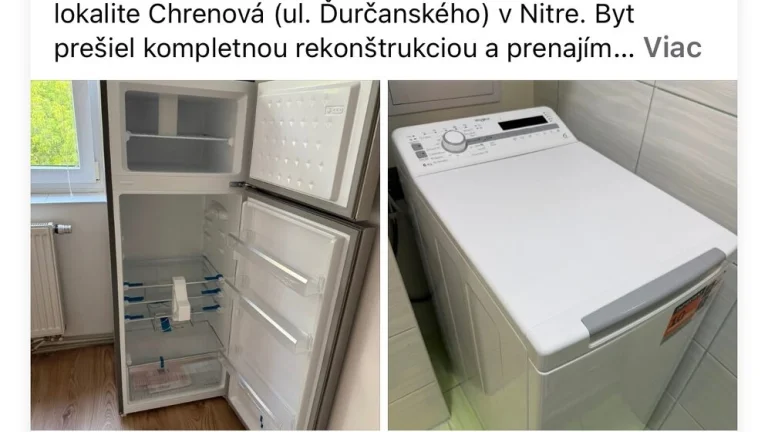 Prenájom 2-izbového bytu s garážovým státím – Chrenová, Nitr