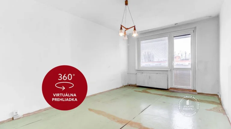 AXIS REAL | Veľký 2i byt s potenciálom 3i, lodžia, nepriecho
