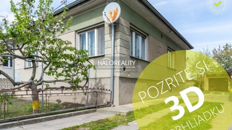 HALO reality - Predaj, rodinný dom Zlaté Klasy, Rastice, ul.