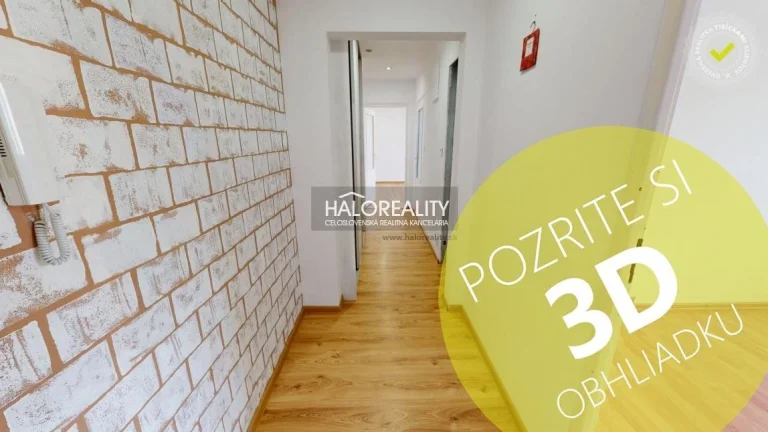HALO reality - Predaj, trojizbový byt Trstená, v centre - ba