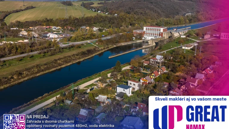 NA PREDAJ - Záhrada (480m2) s dvoma chatkami