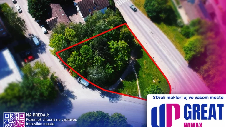 PREDAJ - pozemok vhodný na polyfunkciu - Myjava