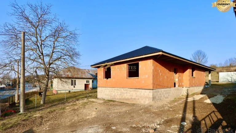 Novostavba rodinného domu v obci Rakovec nad Ondavou