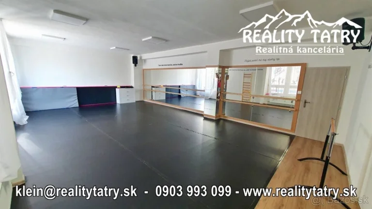 Priestory na služby alebo obchodnú prevádzku 110 m2 v PP