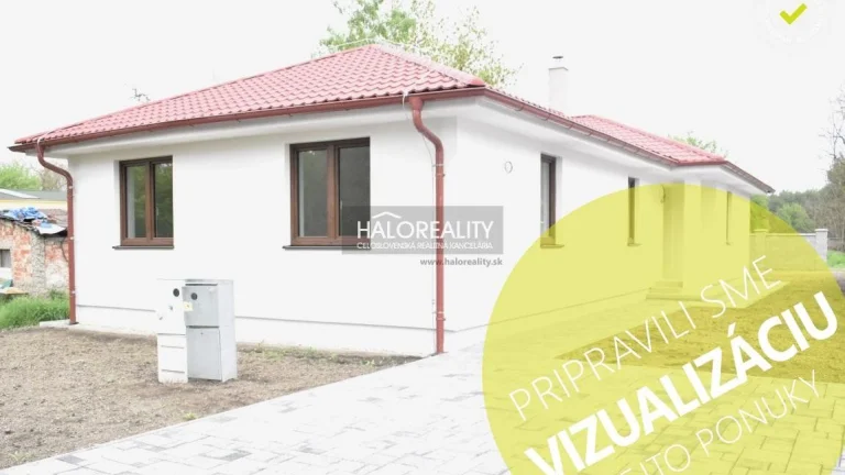 HALO reality - Predaj, rodinný dom Závod - NOVOSTAVBA - EXKL