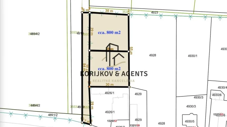 PREDAJ, Stavebný pozemok Sečovce - časť Albinov, intravilan