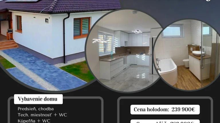 Novostavby rodinného domu - Župčany