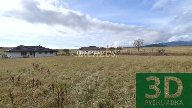 3D / EXKLUZÍVNE / POZEMOK PRE RODINNÝ DOM, VOJŇANY, 1471m2