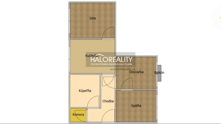 HALO reality - Predaj, trojizbový byt Nové Mesto nad Váhom