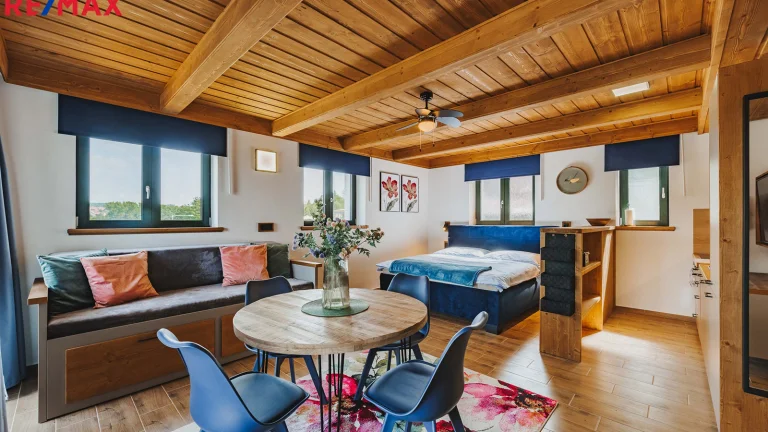 Pronájem bytu 1+kk v osobním vlastnictví 45 m², Frymburk (ID 111-NP08293)