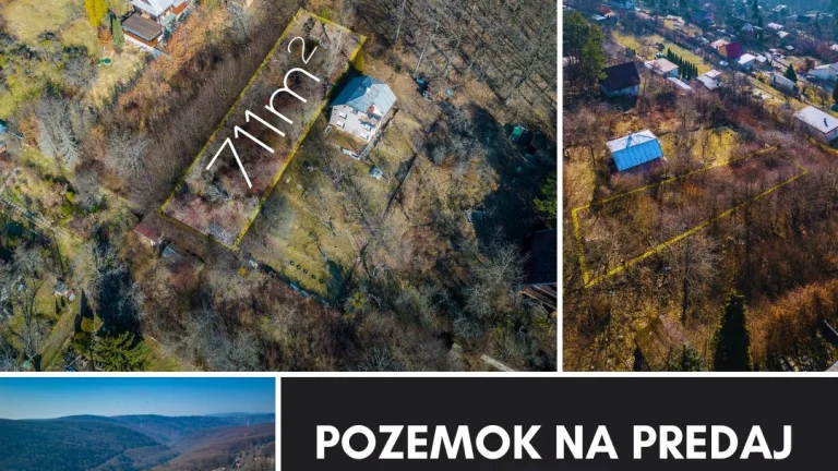 Pozemok hneď pod lesom, len 5 min od centra mesta Košice