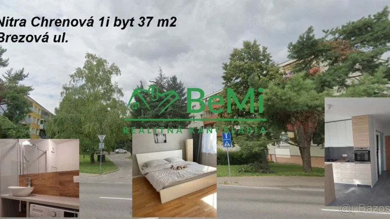 Nitra Chrenová 1 izbový byt 37 m2 kompletná rekonštrukcia ID