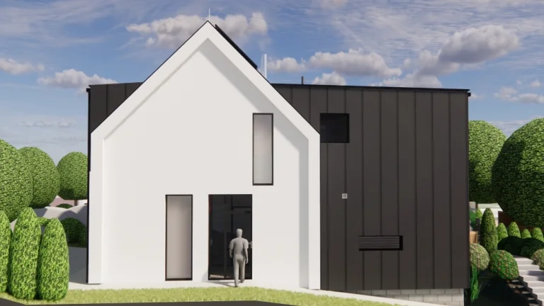 originálně řešený 160m2 RD (hrubá st.) Panské díly, Držovice
