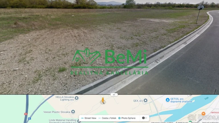 REZERVOVANÉ Na predaj priemyselný pozemok – 4140 m² v Pr