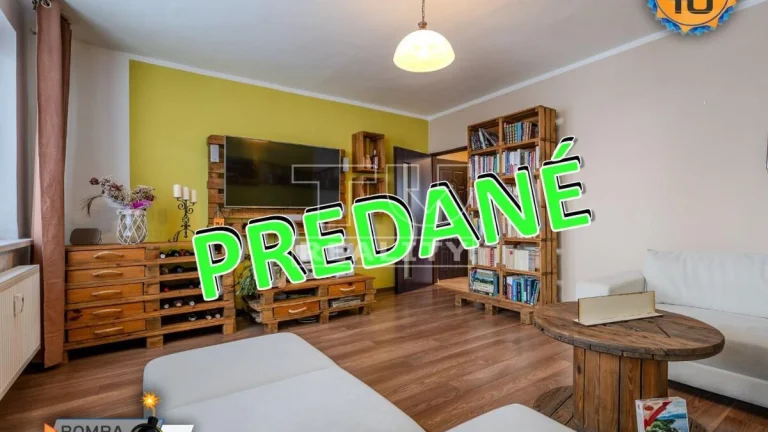 PREDANÉ - EXKLUZÍVNE v TUreality bol predaný...