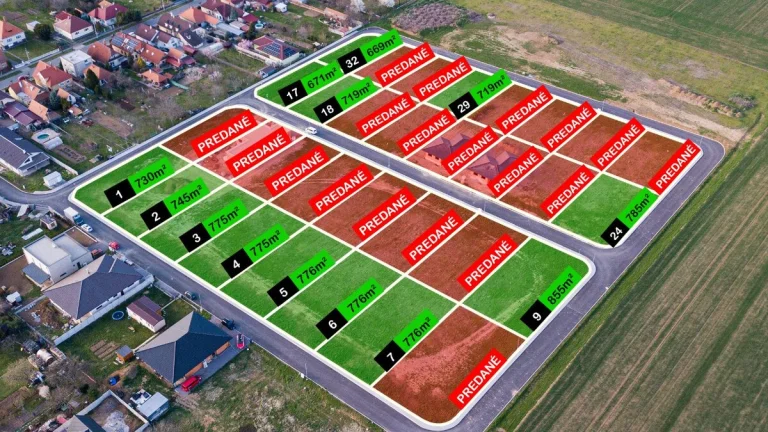 PREDAJ - STAVEBNÉ POZEMKY - ZLATÉ MORAVCE