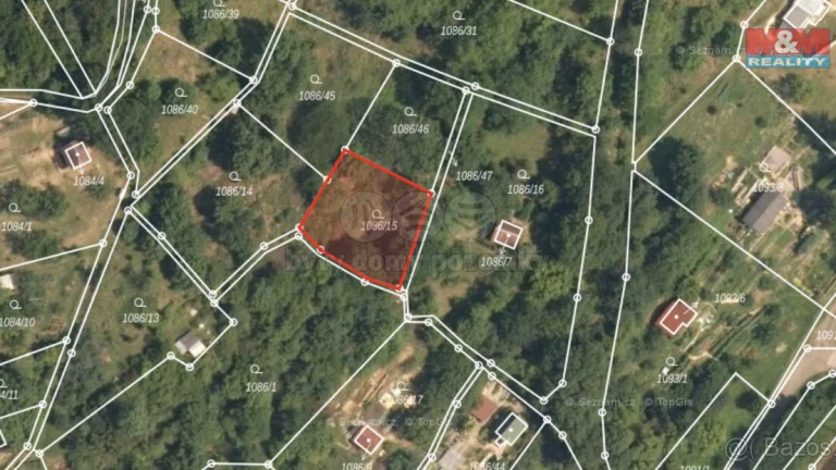 Prodej zahrady, 461 m², Dolní Zálezly
