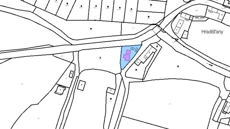 stavební parcela 814m2-Honezovice-Hradišťany /plzeň-jih/