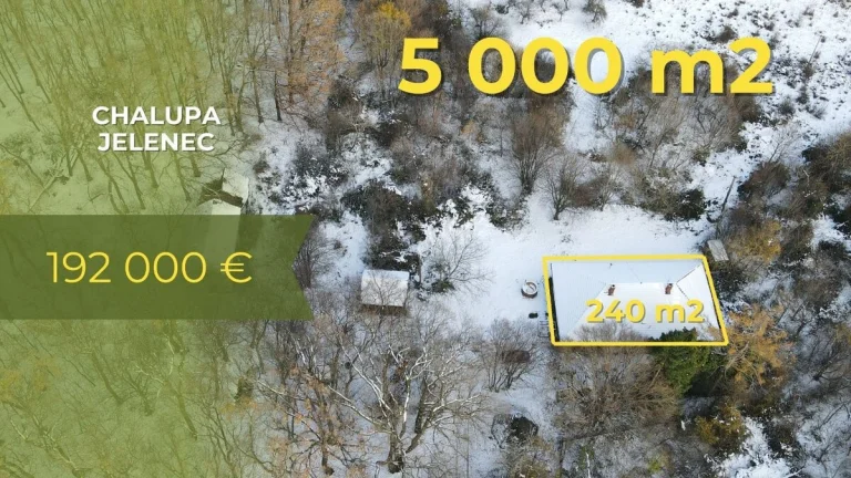 PREDAJ - CHALUPA 240 m2 - JELENEC ID 026-13-FIJA