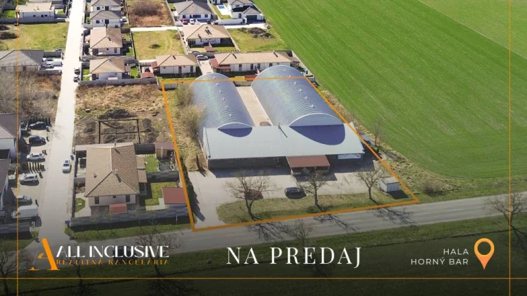 ALL INCLUSIVE | NA PREDAJ MULTIFUNK. HALA S TENISOVÝM KURTOM