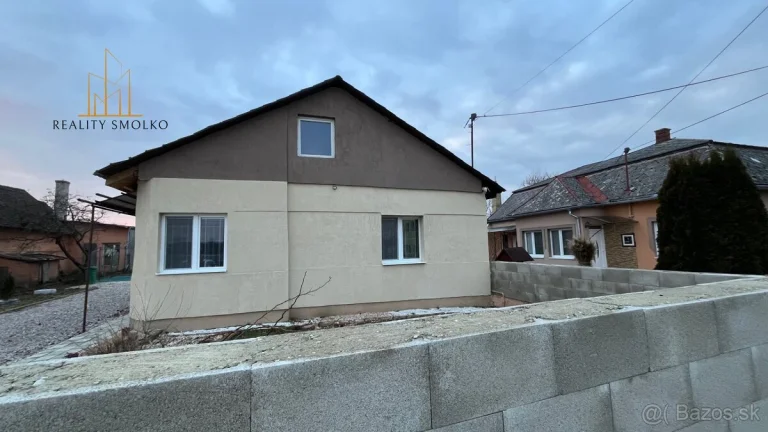 ZNÍŽENÁ CENA Predaj rodinného domu v obci Drahňov, okr. M